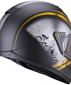 Scorpion Street Fight Motorradhelm Aus Skorpionfaser EXO-HX1 OHNO Matt Schwarz Gold -Outlet SCORPION Store street fight motorradhelm aus skorpionfaser exo hx1 ohno matt schwarz gold 116236